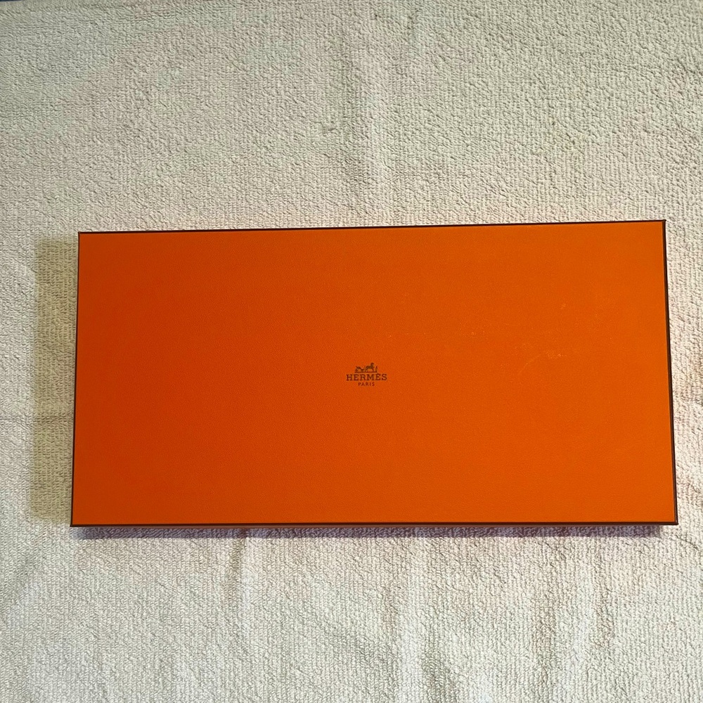 Hermès Orange Scarf Box